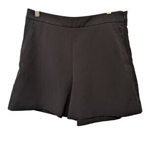 Banana Republic Women's‎ A-Line Soft Short High Rise Flat Front Navy Blue